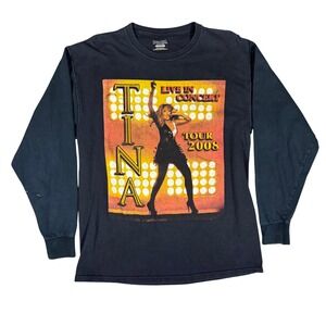 Vintage 2008 Tina Turner Tour Rap Style Long Sleeve Medium